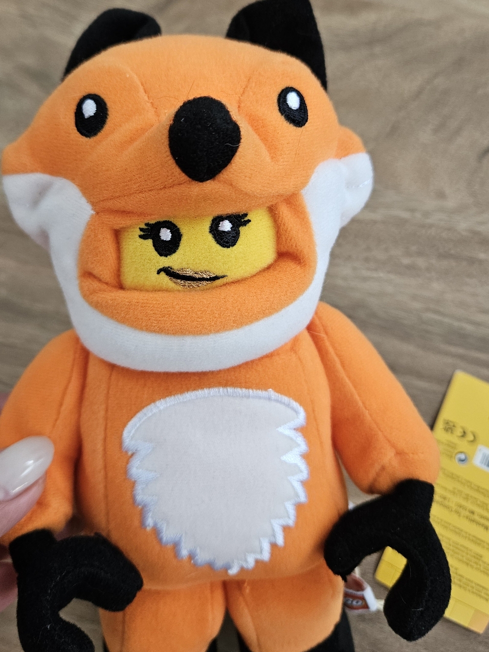 Lego Orange Fox Plush Minifigure Toy - Picture 4 of 5